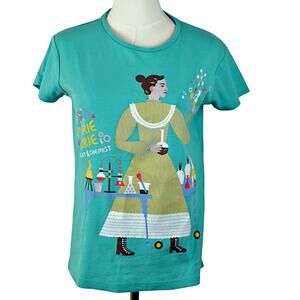 Picolina SMALL Marie Curie Tshirt Scientist Chemist STEM *FLAW* History Power